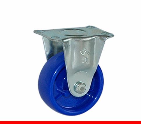 Càng bánh xe cố định xanh